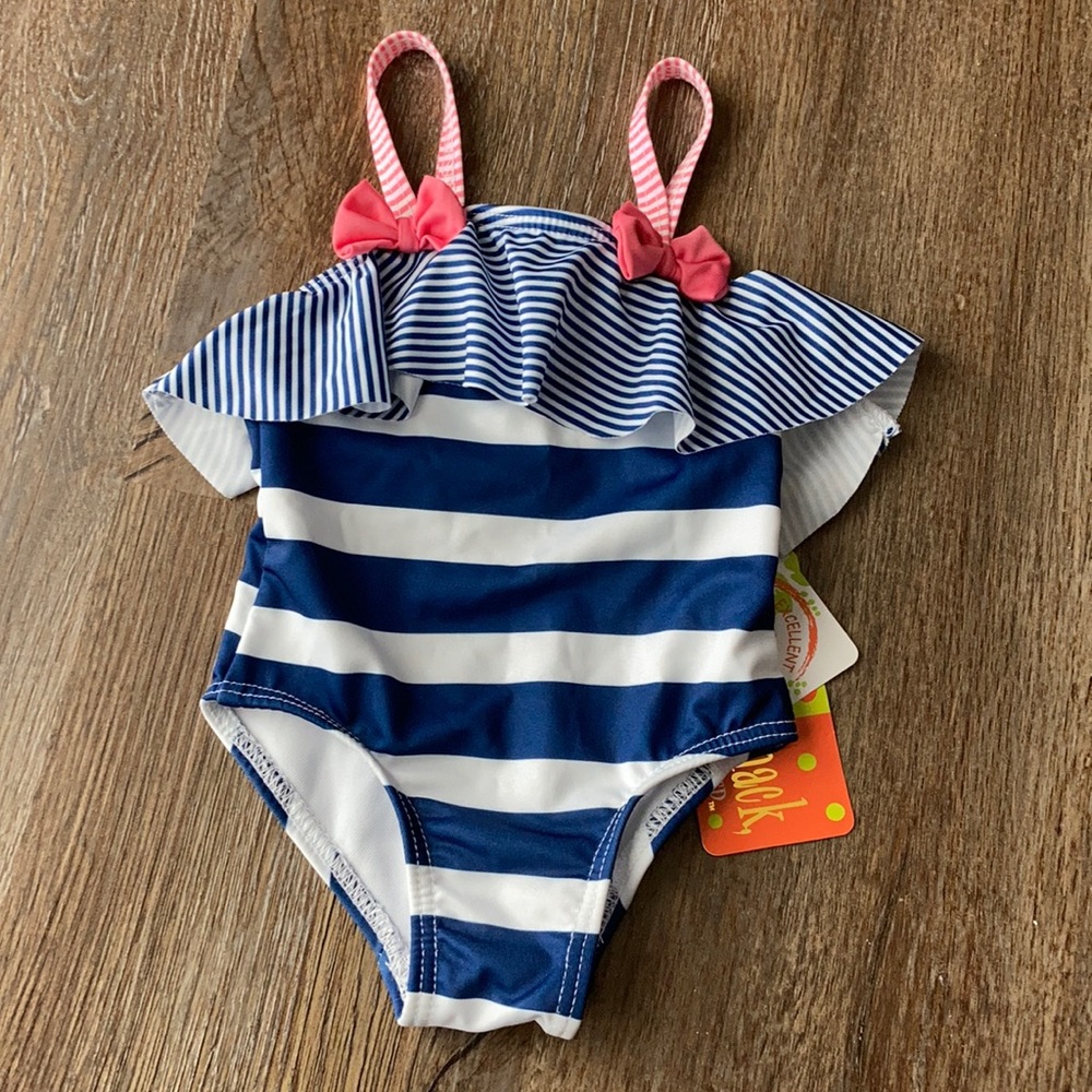 Brand new one-piece baby swimming suit